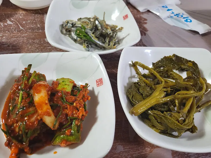 밑반찬 클로즈업