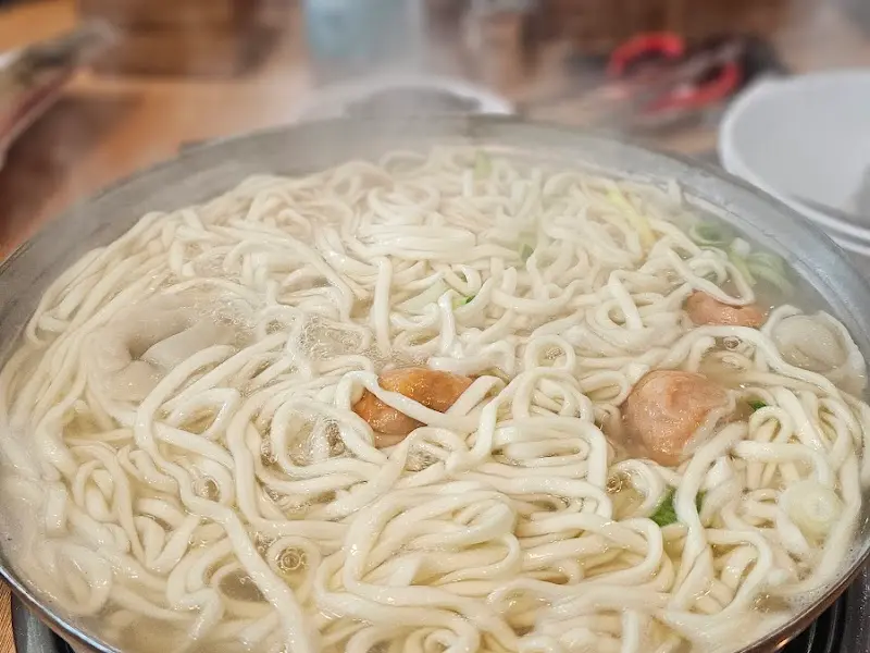 칼만두국 내용물