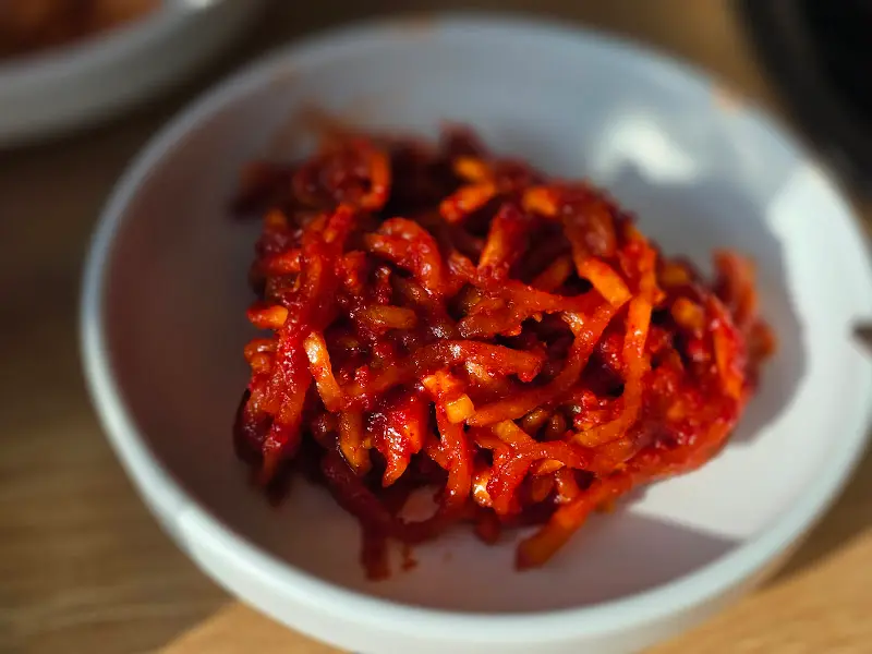 무생채 클로즈업