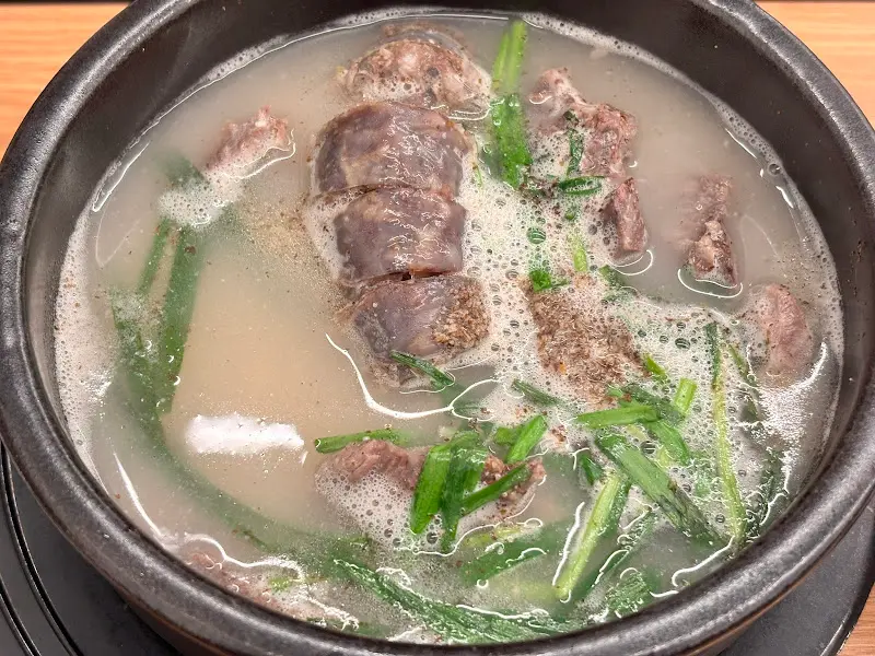 순대국 속 순대