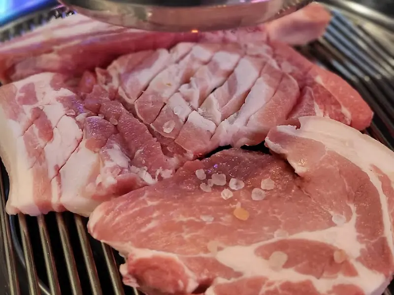 흑돼지 오겹살 사진