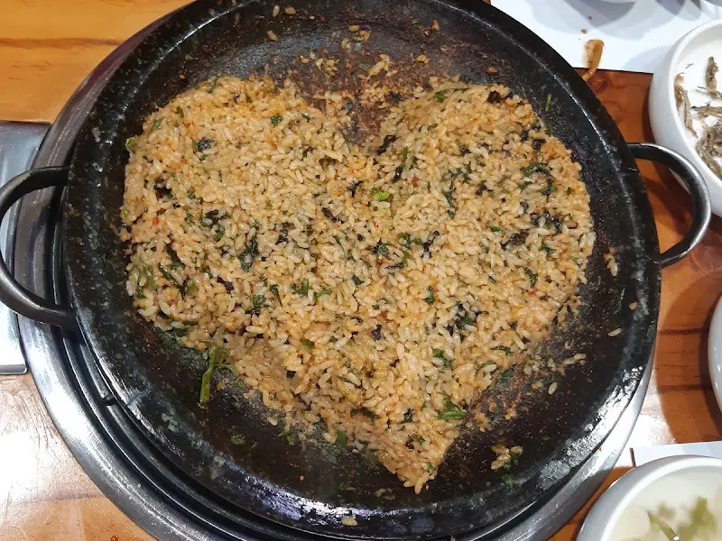 하트 모양 볶음밥