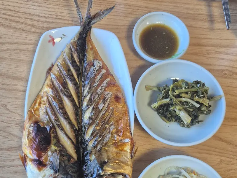 고등어구이 클로즈업