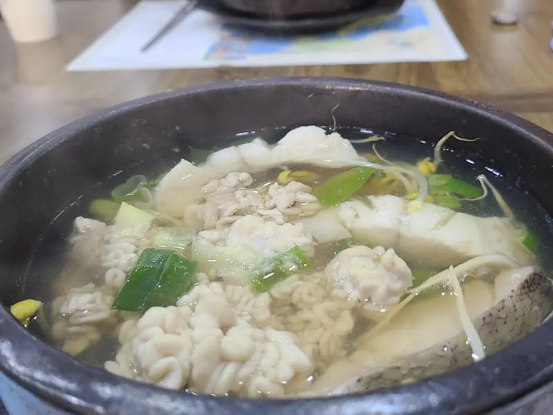 대구탕 클로즈업 사진