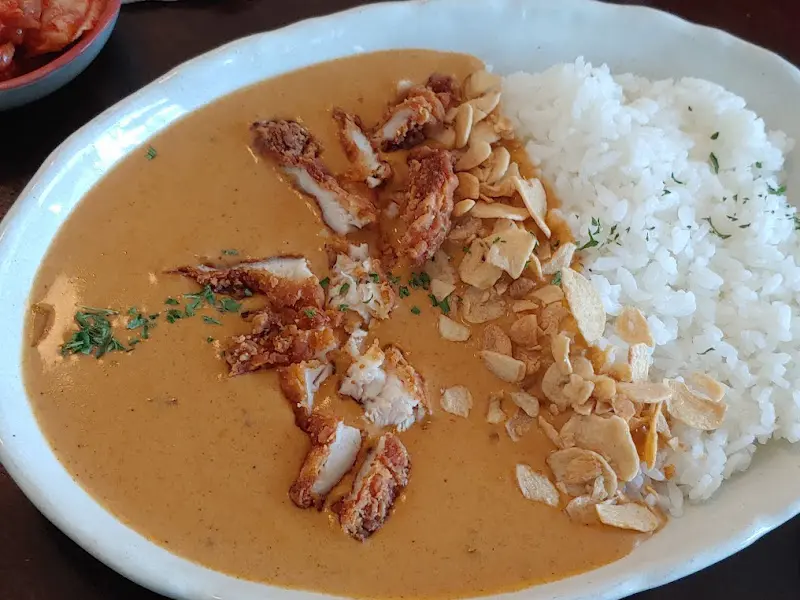 닭튀김 크림 카레