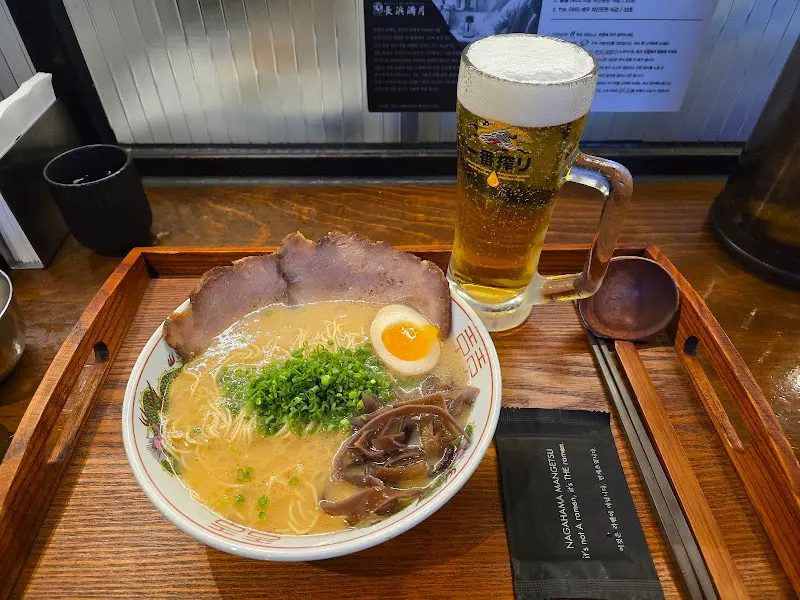 나가하마 만게츠 라멘 한상차림