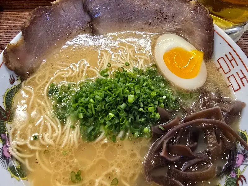 나가하마 만게츠 라멘 클로즈업