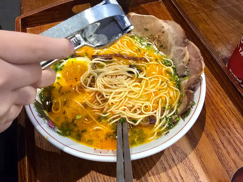 나가하마 만게츠 라멘 매운맛 추가