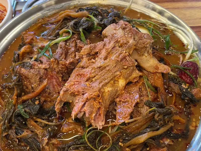 살코기와 시래기의 환상적인 조합