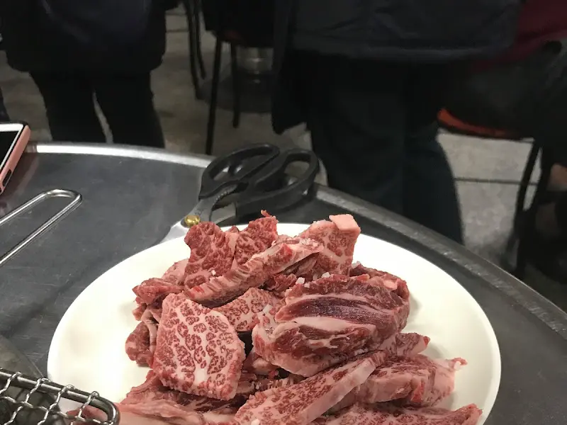 신선한 소갈비살