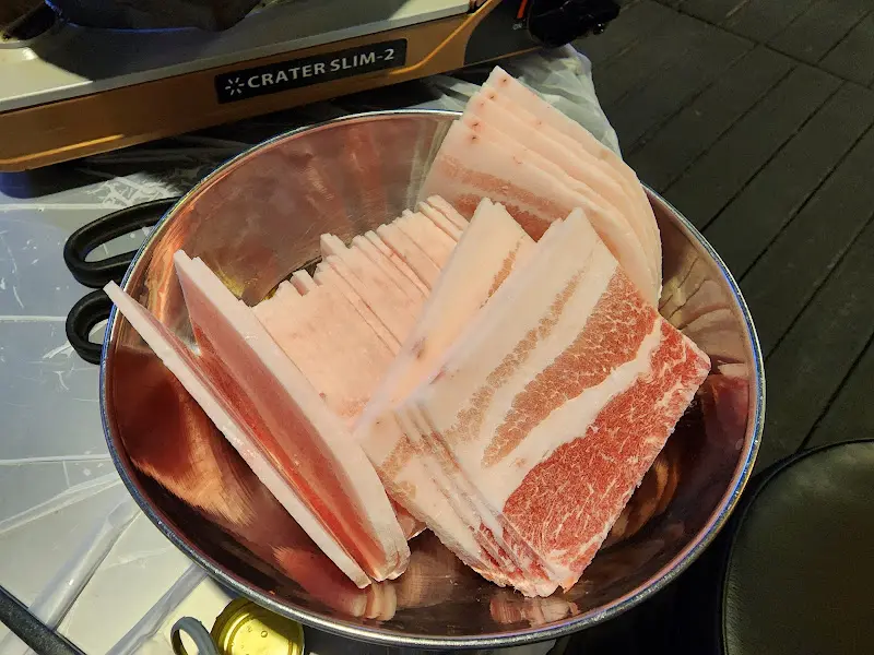 88로라라집 삼겹살 근접샷