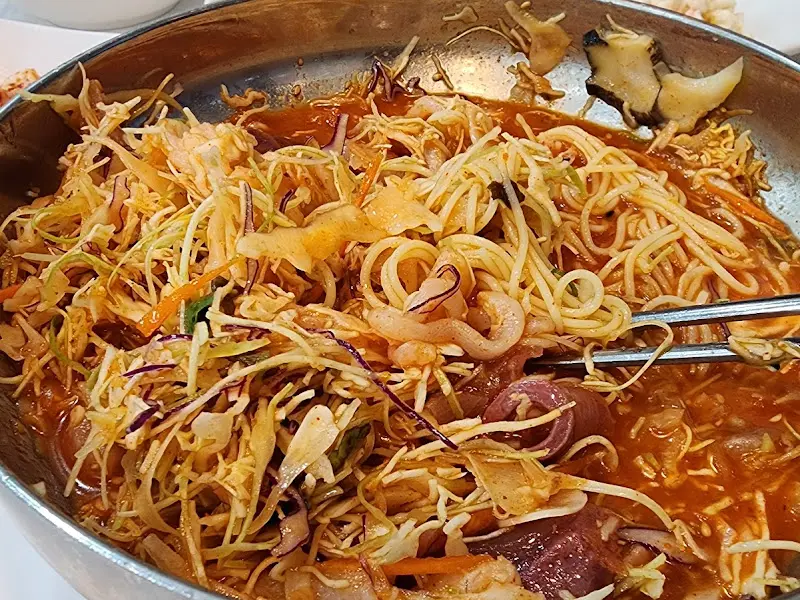 모듬물회 근접 사진