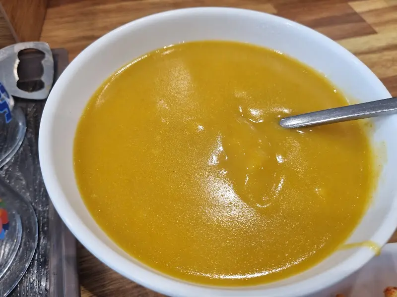 샛노란 단호박 스프