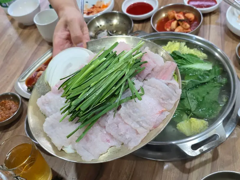 하모샤브샤브 재료