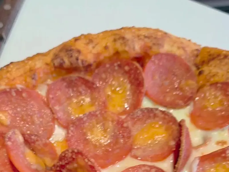 페퍼로니 피자 클로즈업