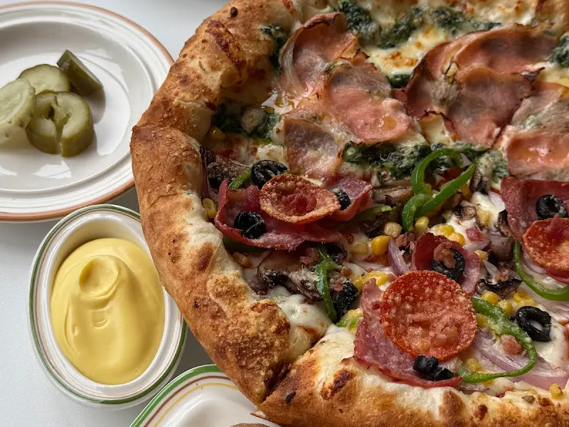 피자 디테일 샷