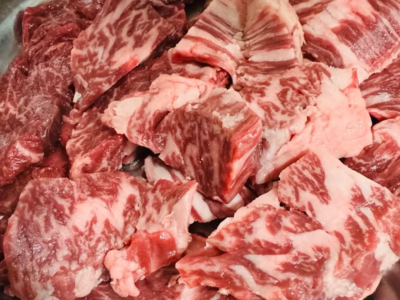 신선한 토시살과 안창살