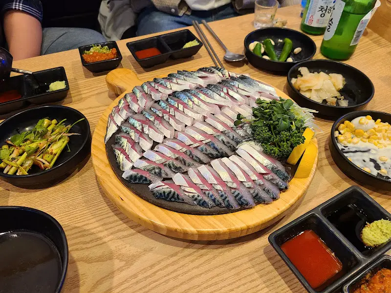 고등어회 한 상