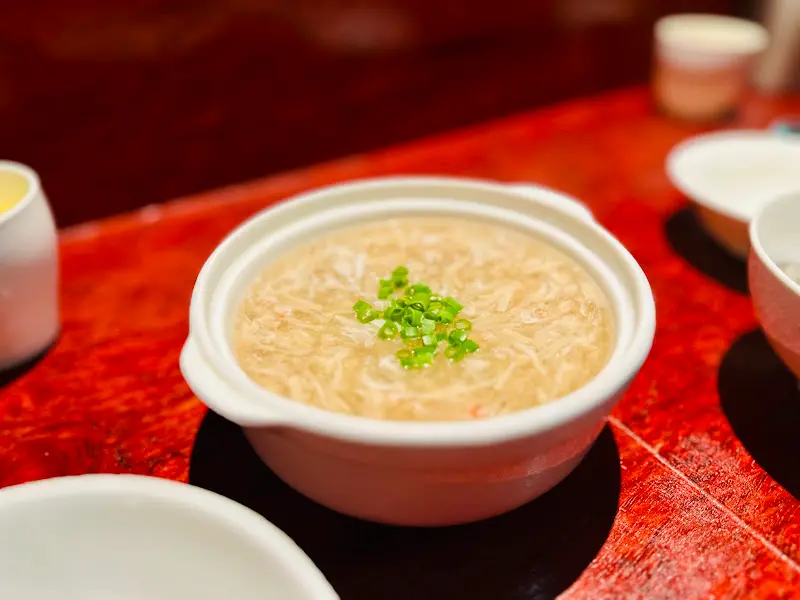 게살스프 클로즈업 사진