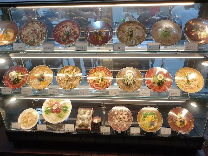 다양한 메뉴 모형