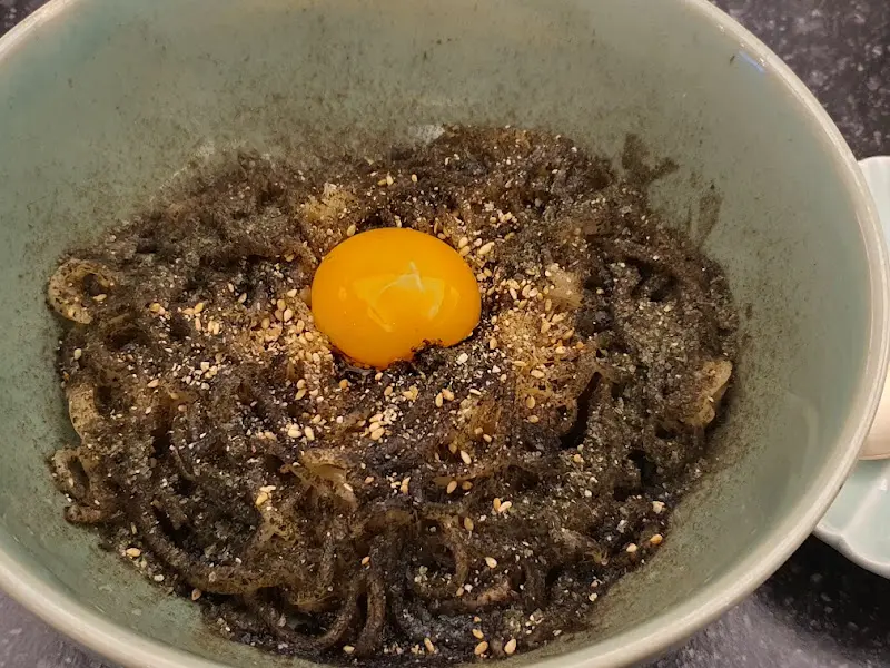 들기름 통밀국수의 고소한 풍미