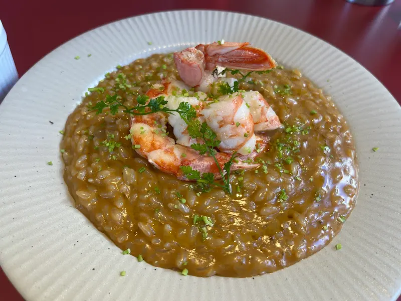 비스큐 리조또 클로즈업