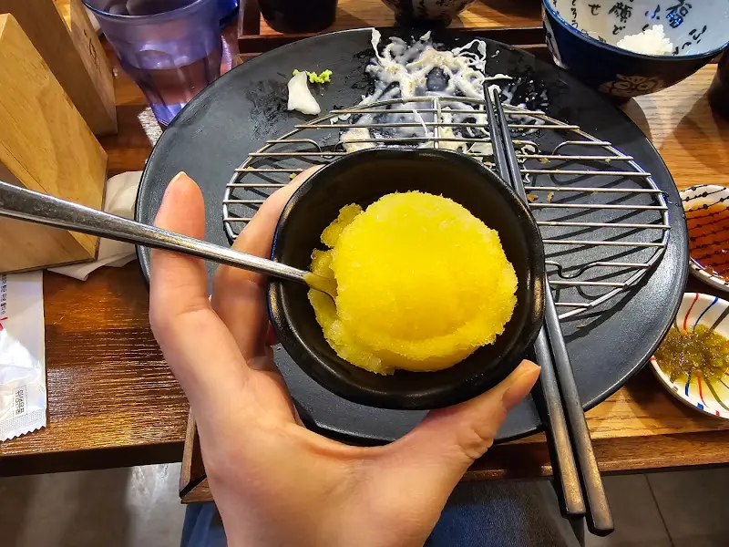 상큼한 유자 샤베트