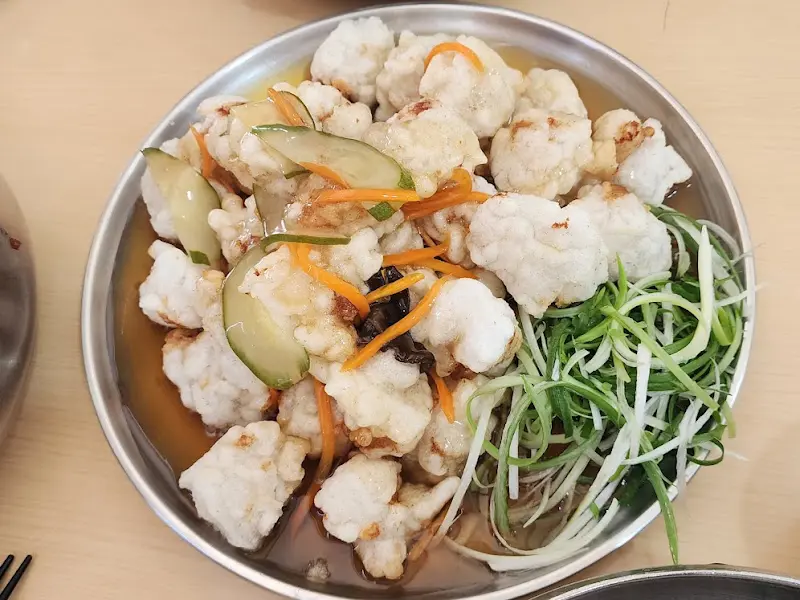 윤기가 흐르는 탕수육