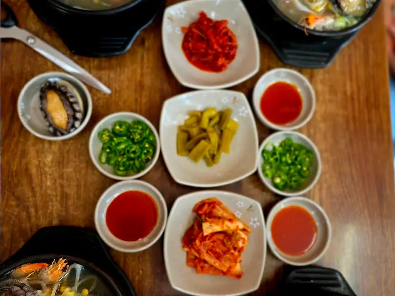 다채로운 밑반찬