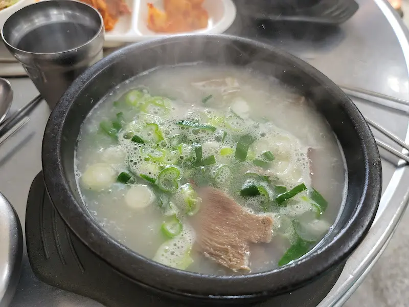 소머리국밥 근접샷
