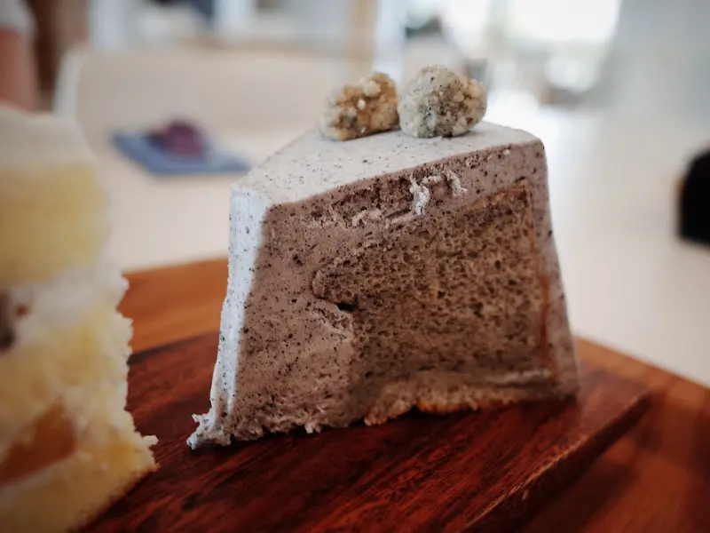 쌀 케이크 단면