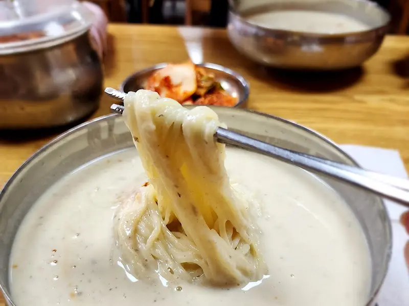 대성콩물 콩국수 면