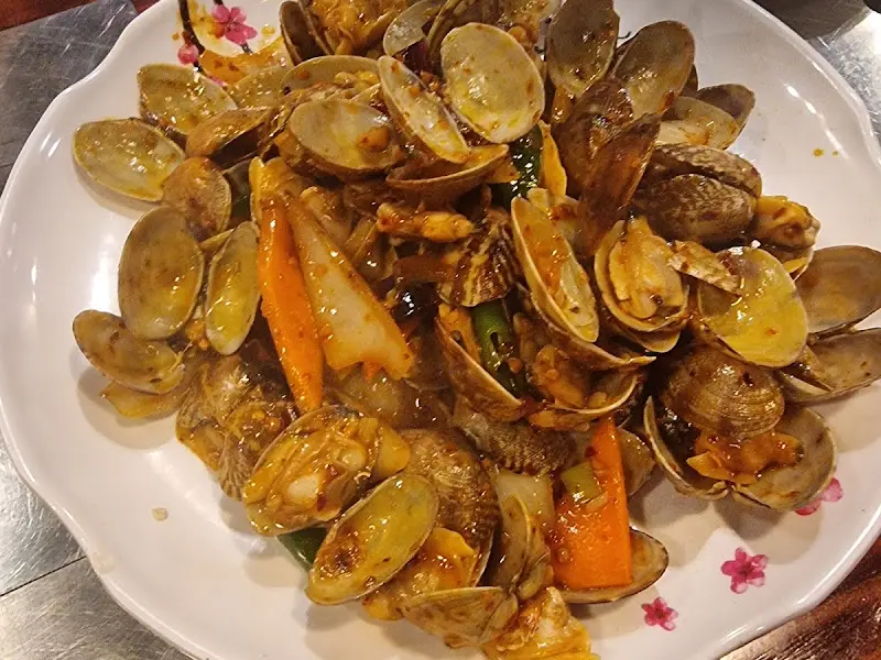 조개볶음 클로즈업