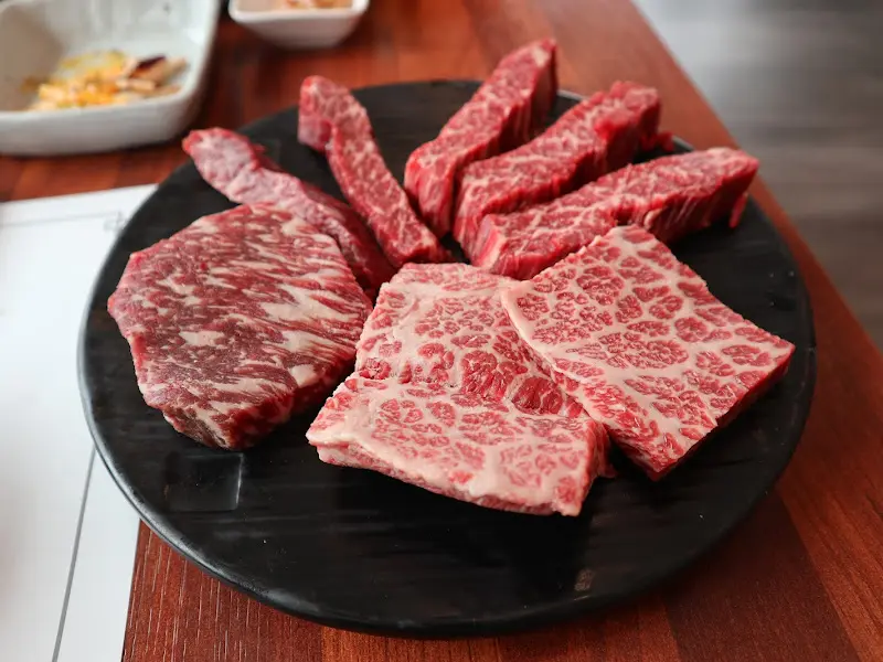 마블링이 환상적인 한우