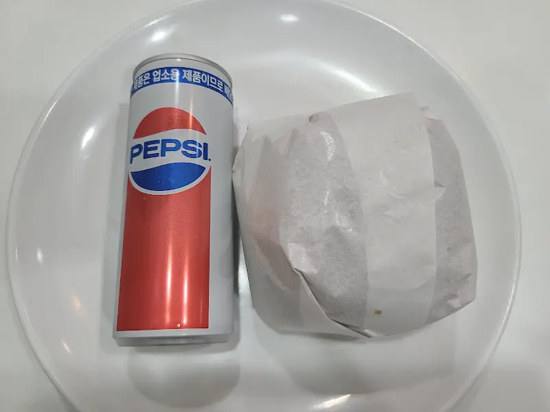 햄버거와 콜라