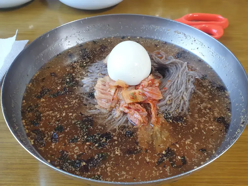 물 막국수의 전체적인 모습