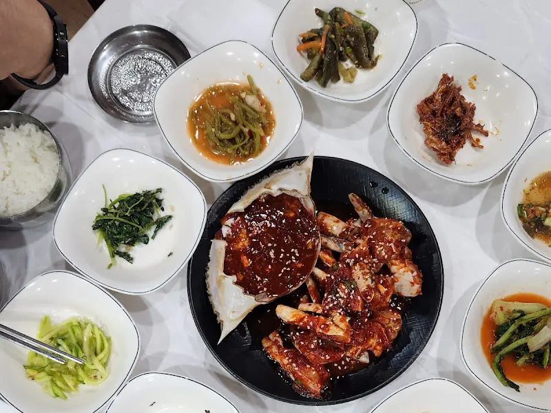 꽃게무침 비빔밥