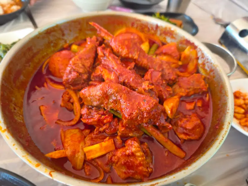 닭볶음탕 근접 사진