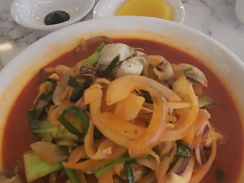 해물짬뽕의 아름다운 자태