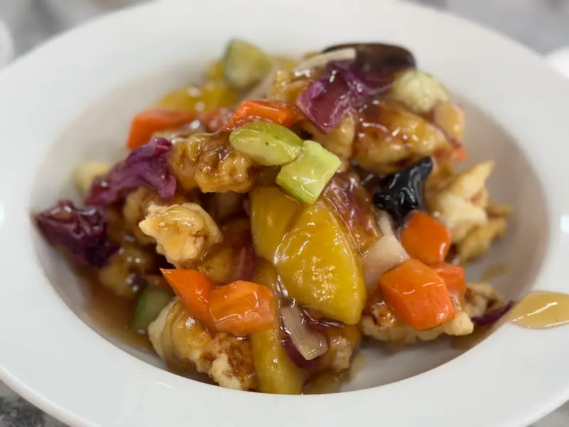 윤기 흐르는 탕수육