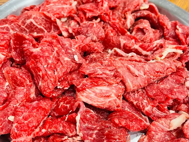 신선한 한우 불고기