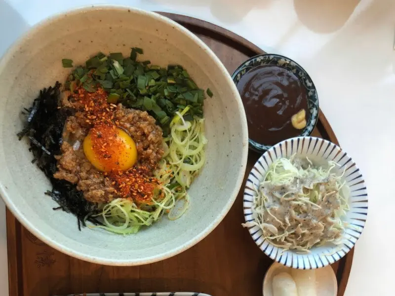 마제소바 근접샷