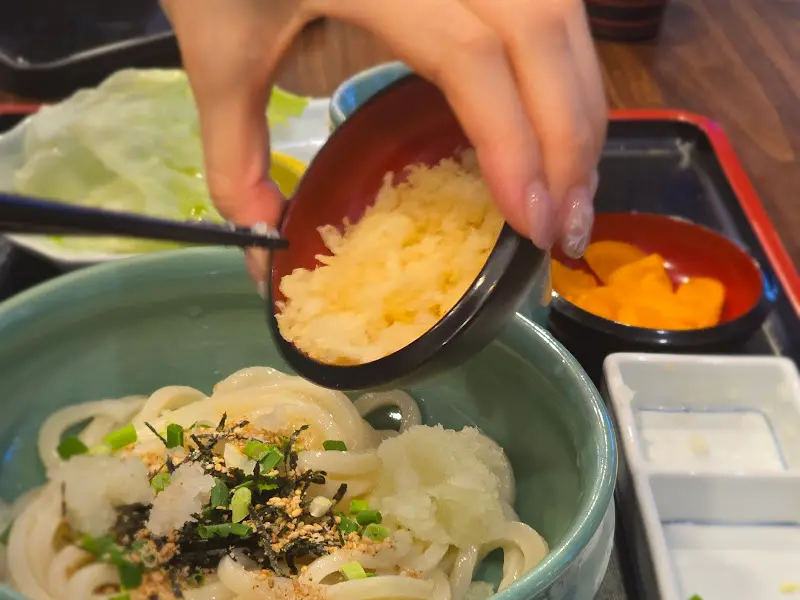 자루 붓카케 우동