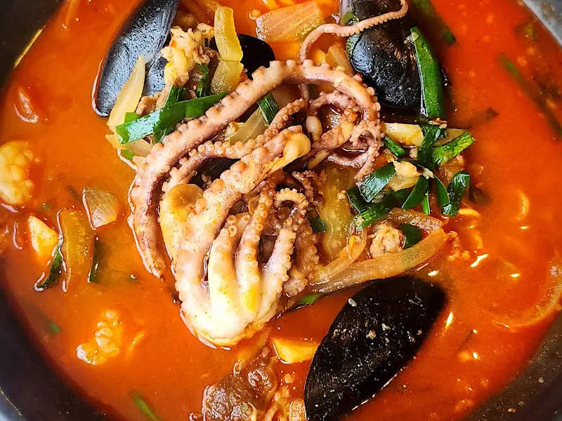 우삼겹 낙지 짬뽕