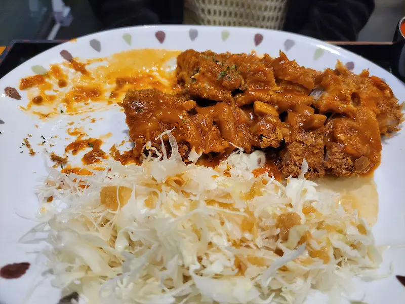 병규돈가스 먹다 남은 모습