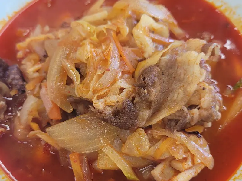 차돌 짬뽕의 비주얼