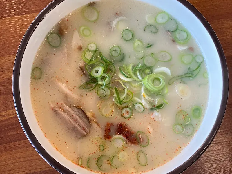 고기국수의 윗모습