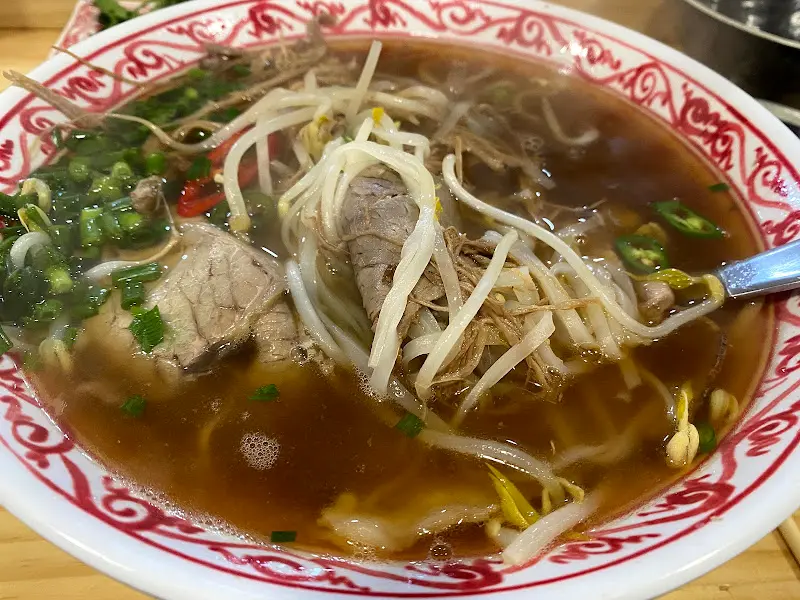 고기와 야채, 면의 완벽한 조화