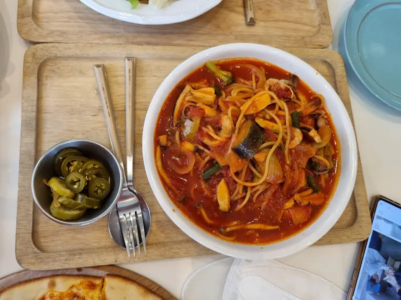 매운 해산물 스파게티