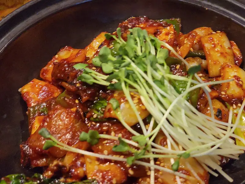 풍뎅이 온밥 야채 클로즈업